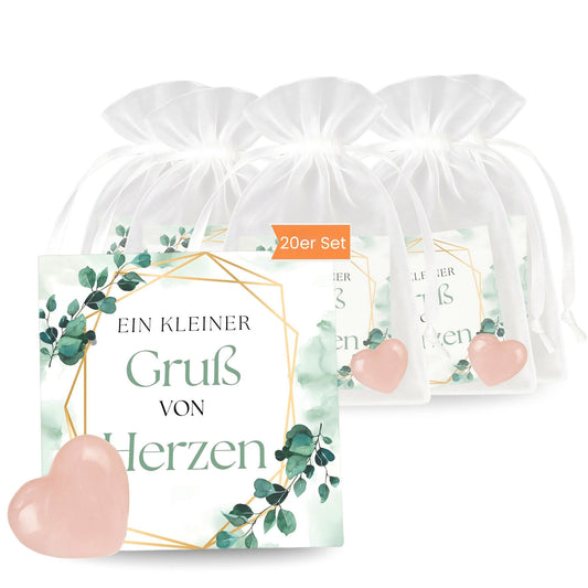 20er Set Gastgeschenke - Ein kleiner Gruß von Herzen