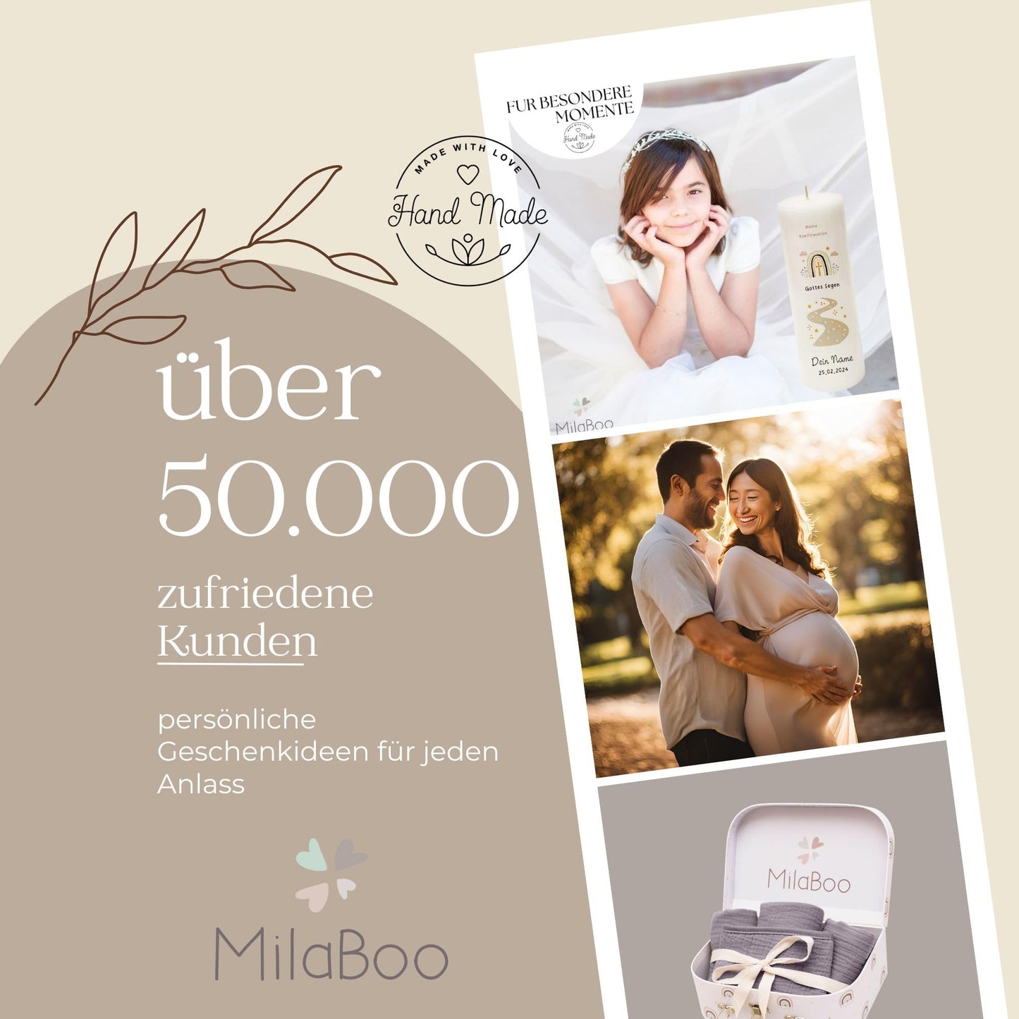 Milaboo® Zahnfee Geschenk Kinder – lila Karte mit Glückszahn & Urkunde