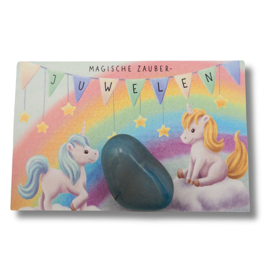 12er Set Glückssteine - Einhorn