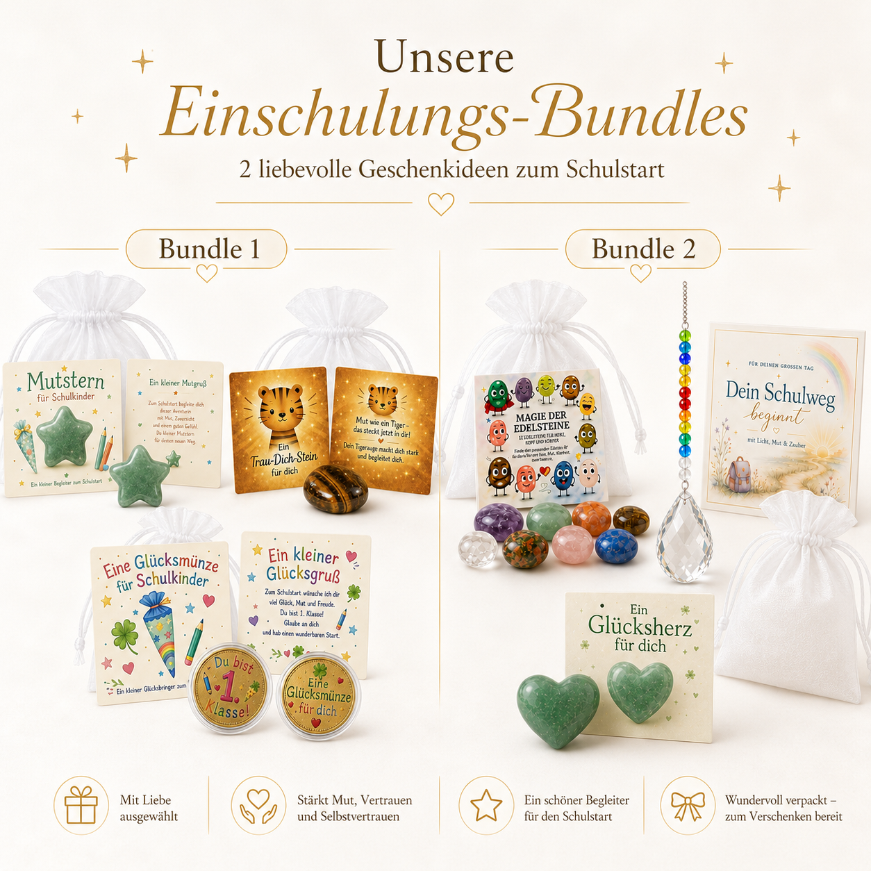 Geschenk-Sets zur Einschulung