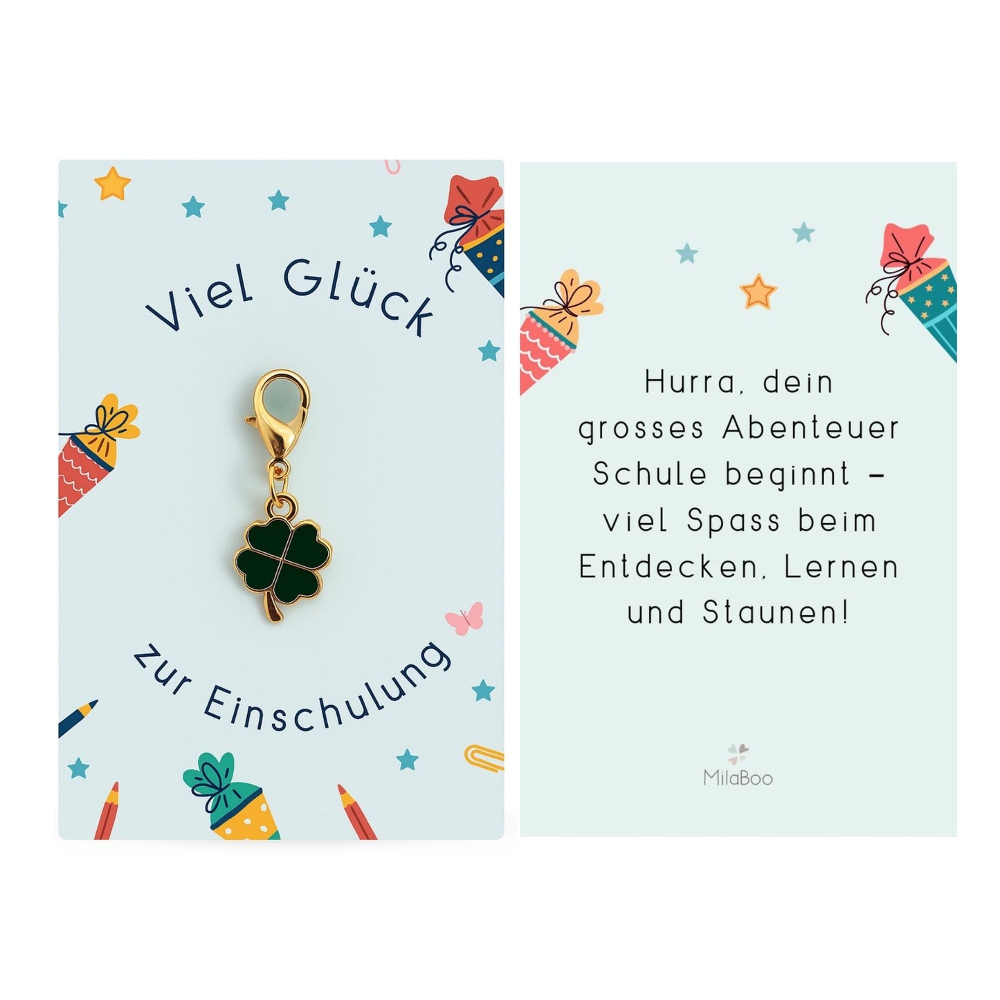 Schutzengel Schlüsselanhänger mit Edelstein & Karte (Kopie)