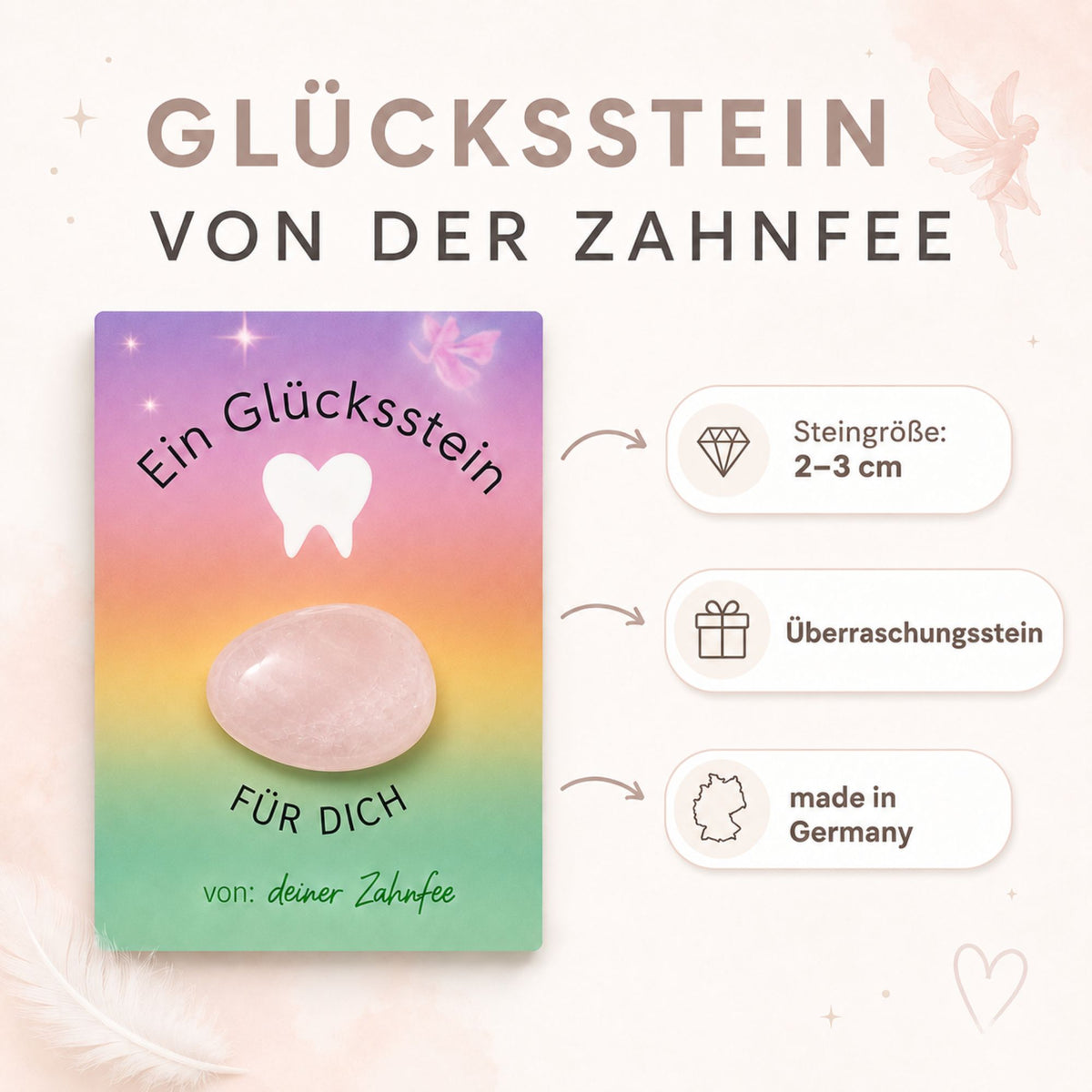 Glücksstein Zahnfee
