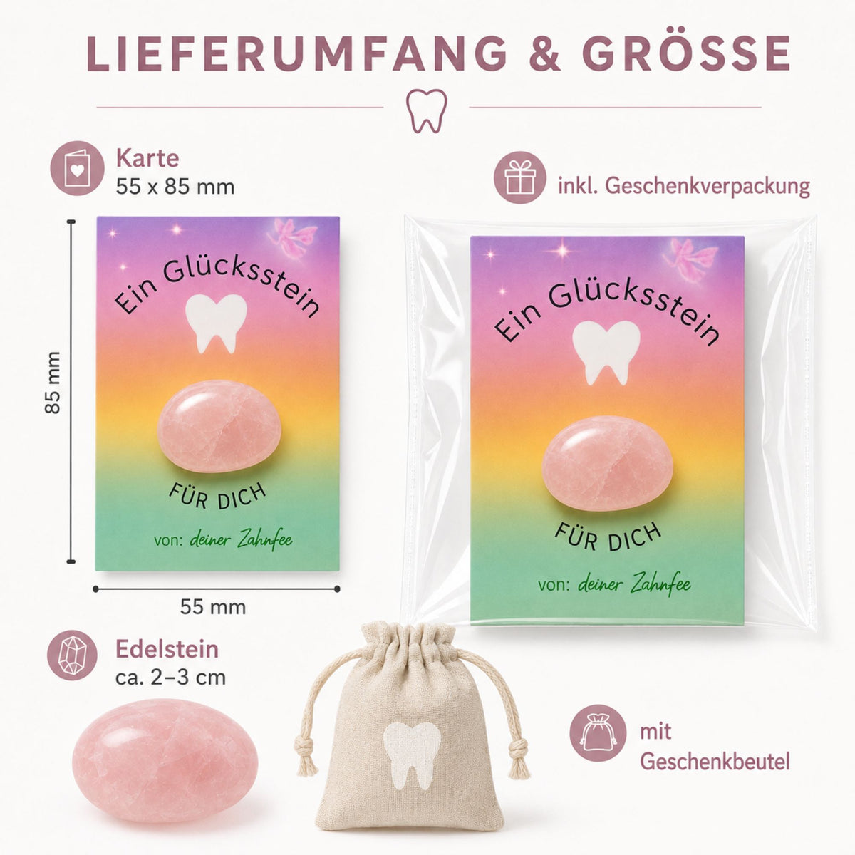 Glücksstein Zahnfee