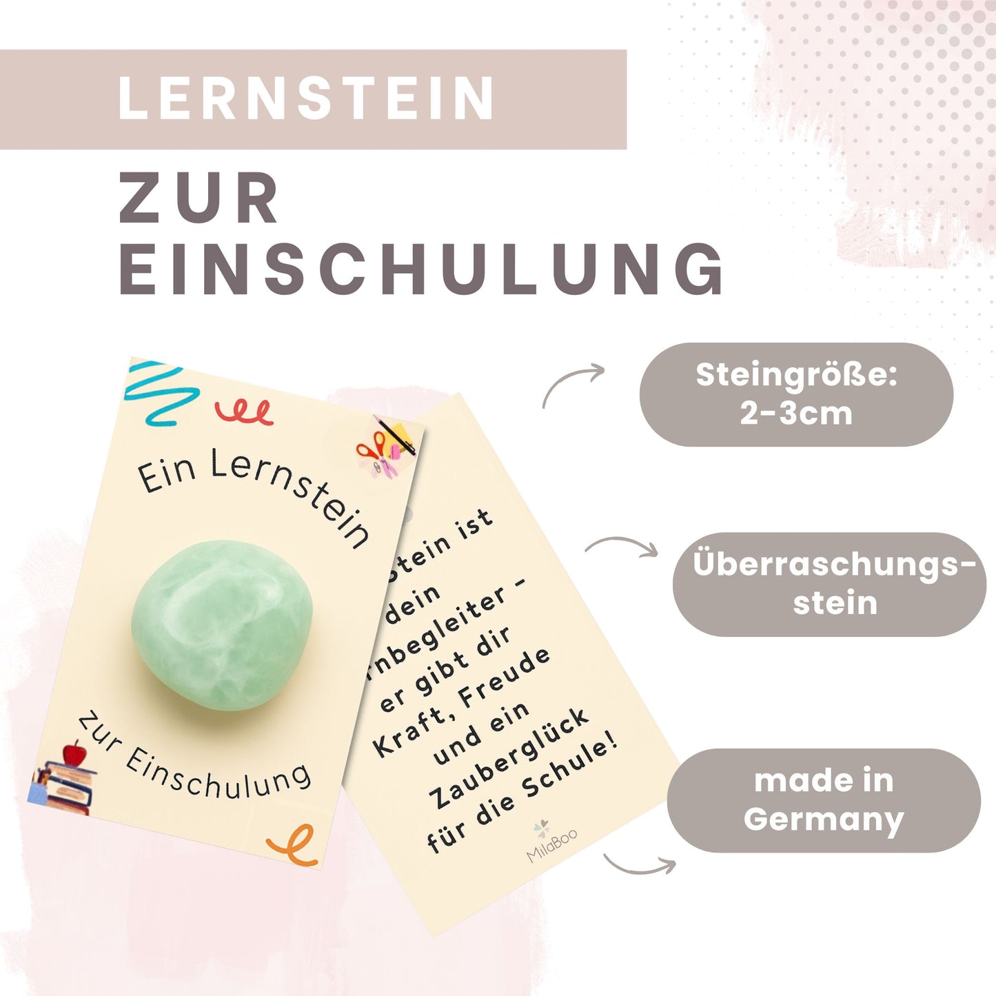 Lernstein zur Einschulung