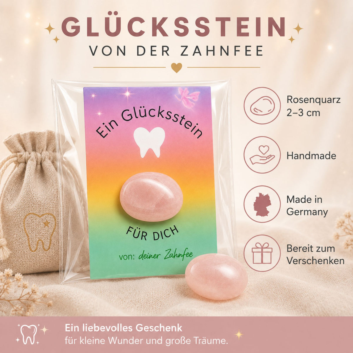 Glücksstein Zahnfee