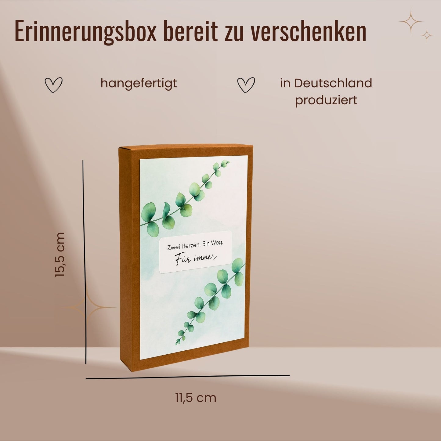 Geschenkbox zur Einschulung mit Reagenzglas & Karte – „Hurra, du bist jetzt ein Schulkind“