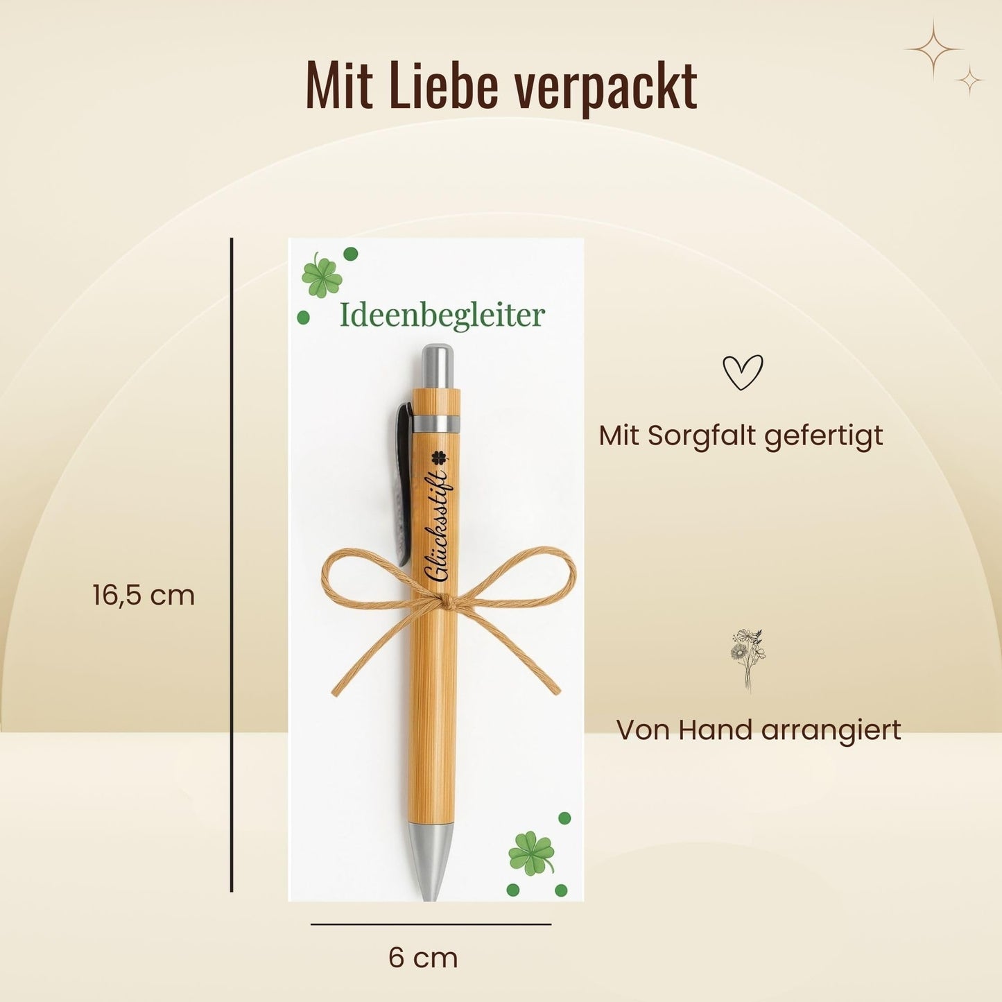Milaboo® Bambus Glücksstifte - 10er Set