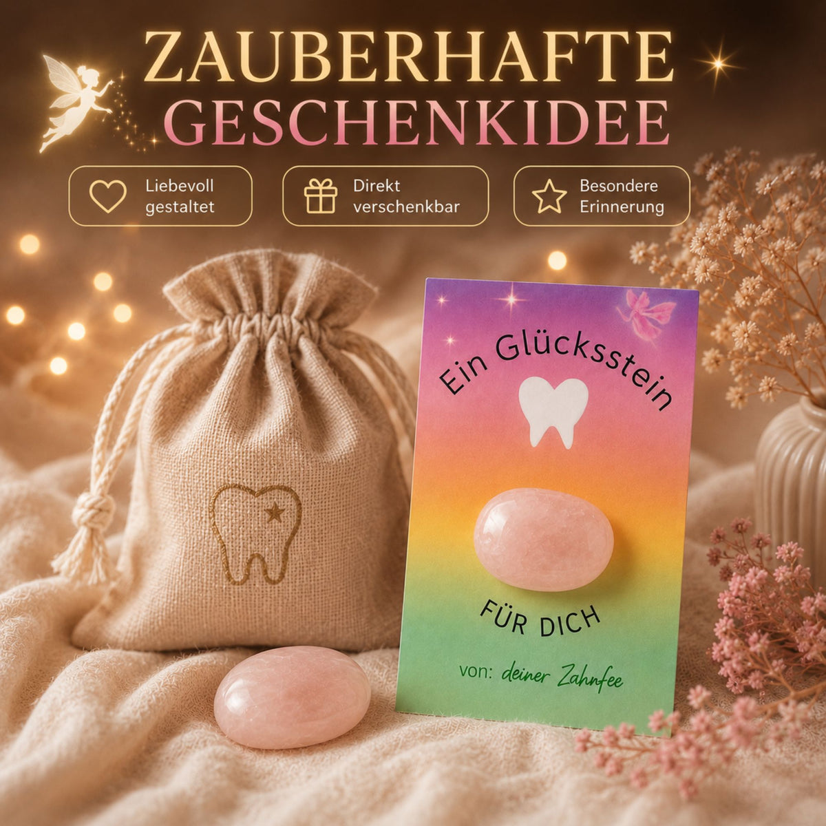 Glücksstein Zahnfee