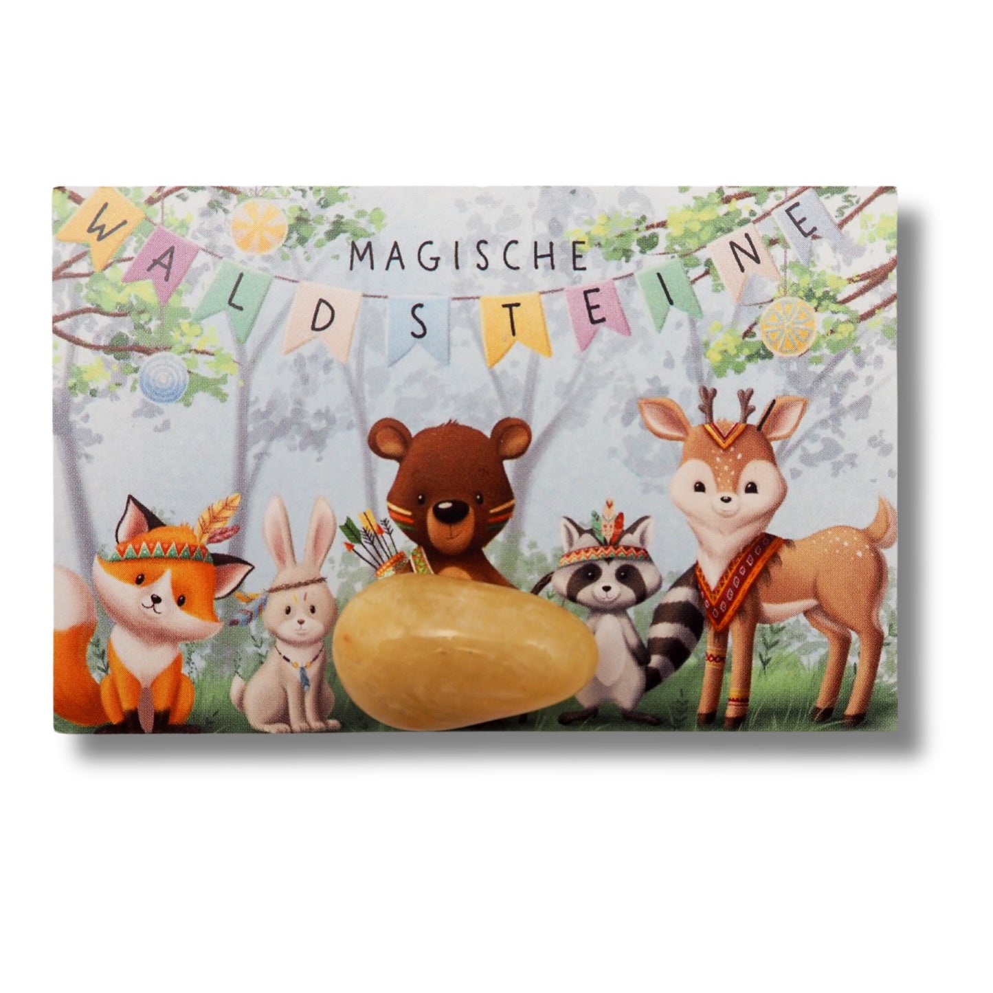 12er Set Glückssteine - Tiere